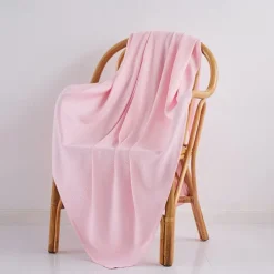 100% Bamboo Fiber Banket Washable Air-conditioned Towel Quilt Ice Silk Summer Cooling Quilt Children's Lunch Blanket 100% Viscose Derived from Bamboo