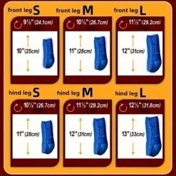 4 Breathable Protective Riding Boots - Ultimate Comfort and Durability for Active Horses, Without Battery