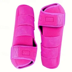 4 Breathable Protective Riding Boots - Ultimate Comfort and Durability for Active Horses, Without Battery