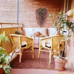 4 Bundles Artificial Lavender Hanging Flower Bouquet Vine Hanging Plants Fake Ivy Vine Leaves For Patio Home Bedroom Wedding Indoor Outdoor Wall Decor, Home Decor, Aesthetic Room Decor