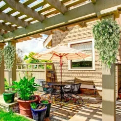 4 Bundles Artificial Lavender Hanging Flower Bouquet Vine Hanging Plants Fake Ivy Vine Leaves For Patio Home Bedroom Wedding Indoor Outdoor Wall Decor, Home Decor, Aesthetic Room Decor