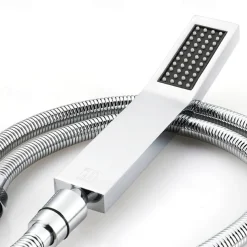 580*500 Chrome Shower Faucets Sets Complete with Stainless Steel Shower Head and Solid Brass Handshower Ceiling Mounted Rainfall Shower Head System Contain Shower Faucet Rough-in Valve Body and Trim