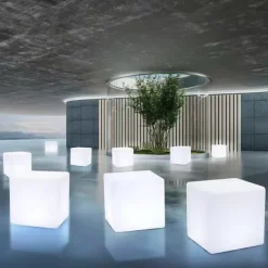 16 Color Switching Luminous Square Light Remote Control USB Charging Waterproof LED Luminous Cube LED Square Light Design Light Party Decoration Light