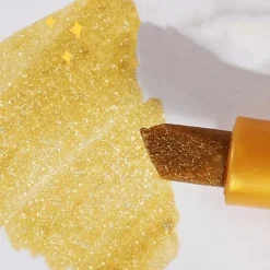 8 Colors Metallic Highlighter Set Oblique Tip Water-Based Shiny Glitter Color Marker Highlight Pen School Office Supplies