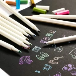 10/20 Colours Metallic Marker Pens For Glass Paint Rock Painting Stone DIY Card Making Plastic Pottery Wood Metal SurfacePerfect For Easter Decoration