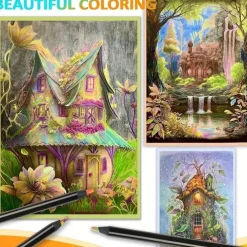 8 Colours Rainbow Pencils Jumbo Colouring Pencils For Adults And Children Multi-Coloured Pencils For Art Drawing Colouring Sketching