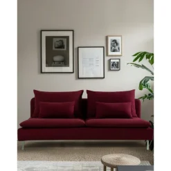 100% Cotton 3 Seat Section Cover Solid Color Quilted Cotton Slipcovers 8pcs Futon Cover Set SODERcover LITB PRIME cover