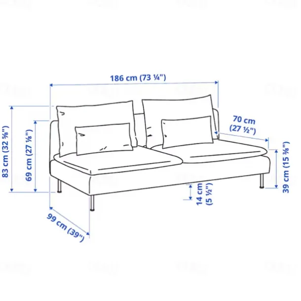 100% Cotton 3 Seat Section Cover Solid Color Quilted Cotton Slipcovers 8pcs Futon Cover Set SODERcover LITB PRIME cover