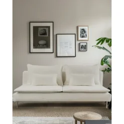 100% Cotton 3 Seat Section Cover Solid Color Quilted Cotton Slipcovers 8pcs Futon Cover Set SODERcover LITB PRIME cover