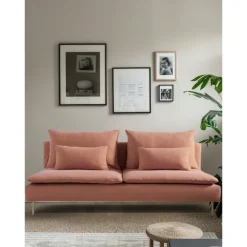 100% Cotton 3 Seat Section Cover Solid Color Quilted Cotton Slipcovers 8pcs Futon Cover Set SODERcover LITB PRIME cover