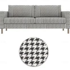 100% Cotton 3 Seater Floral Sofa Cover Quilted Cotton Slipcovers KARLcover LITB PRIME cover