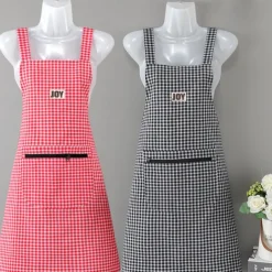 100% Cotton Apron Breathable for Home Use, Kitchen, Summer Women's Fashion, Cute Japanese and Korean Version of Apron, Anti Oil Stain Work Print