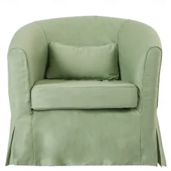 100% Cotton Armchair Cover Solid Color Quilted Cotton Slipcovers TULLcover LITB PRIME cover