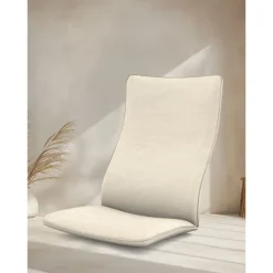 100% Cotton Chair Cushion Cover Solid Color without Pillowcase POcover LITB PRIME cover