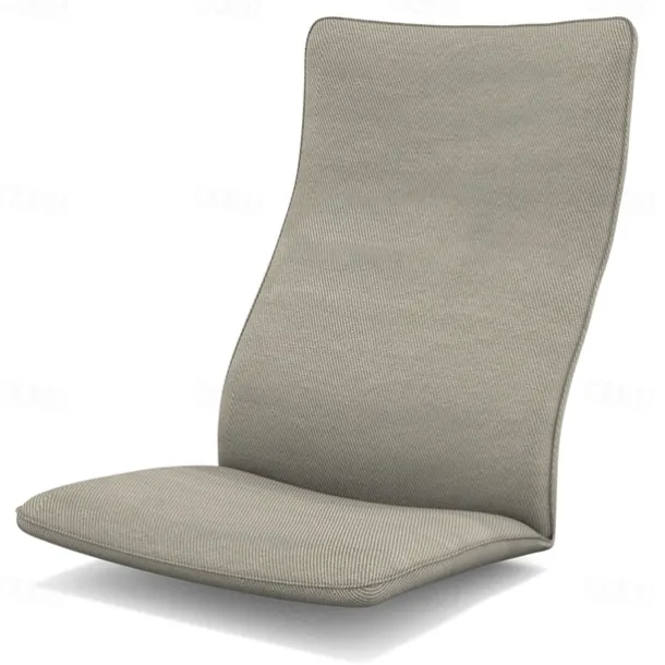 100% Cotton Chair Cushion Cover Solid Color without Pillowcase POcover LITB PRIME cover