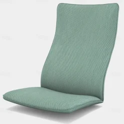 100% Cotton Chair Cushion Cover Solid Color without Pillowcase POcover LITB PRIME cover