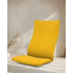 100% Cotton Chair Cushion Cover Solid Color without Pillowcase POcover LITB PRIME cover