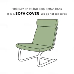 100% Cotton Chair Cushion Cover Solid Color Quilted Cotton with Pillowcase POcover LITB PRIME cover