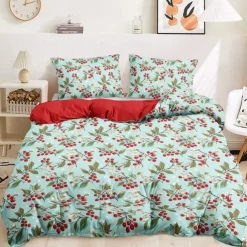 100% Cotton Duvet Cover Set Comforter Set Floral Comforter Cover Bedding Gifts Decoration For Home King Queen Duvet Cover