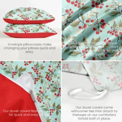 100% Cotton Duvet Cover Set Comforter Set Floral Comforter Cover Bedding Gifts Decoration For Home King Queen Duvet Cover