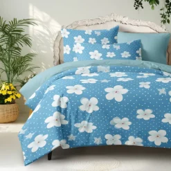 100% Cotton Duvet Cover Set Floral Pattern Comforter Set 2/3PCS Luxury Bedding Set Home Decor Bedding Gift King Queen Full Size