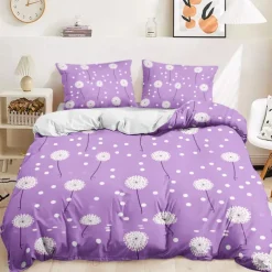 100% Cotton Duvet Cover Set Floral Pattern Comforter Set 2/3PCS Luxury Bedding Set Home Decor Bedding Gift King Queen Full Size