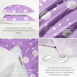 100% Cotton Duvet Cover Set Floral Pattern Comforter Set 2/3PCS Luxury Bedding Set Home Decor Bedding Gift King Queen Full Size