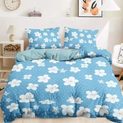 100% Cotton Duvet Cover Set Floral Pattern Comforter Set 2/3PCS Luxury Bedding Set Home Decor Bedding Gift King Queen Full Size