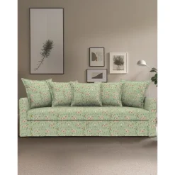 100% Cotton Floral Sofa Cover Quilted Cotton Slipcovers HOLcover LITB PRIME cover