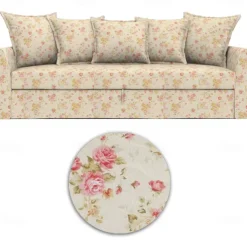 100% Cotton Floral Sofa Cover Quilted Cotton Slipcovers HOLcover LITB PRIME cover