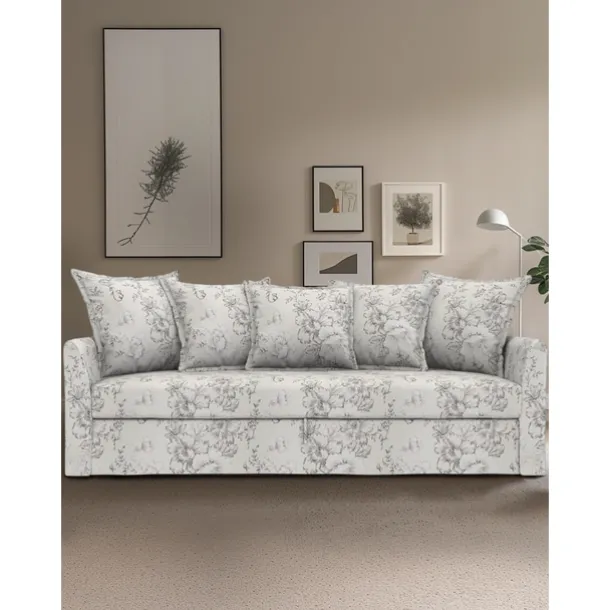 100% Cotton Floral Sofa Cover Quilted Cotton Slipcovers HOLcover LITB PRIME cover