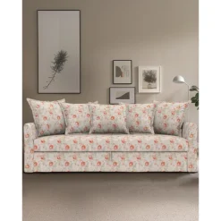 100% Cotton Floral Sofa Cover Quilted Cotton Slipcovers HOLcover LITB PRIME cover