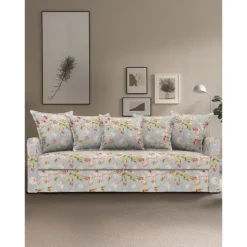 100% Cotton Floral Sofa Cover Quilted Cotton Slipcovers HOLcover LITB PRIME cover