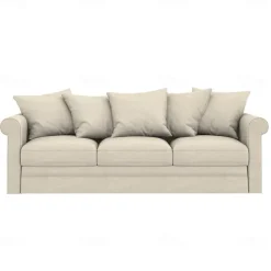 100% Cotton Slipcover 3-Seat Sofa Cover Solid Color Slipcover GRONLcover LITB PRIME cover