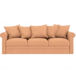 100% Cotton Slipcover 3-Seat Sofa Cover Solid Color Slipcover GRONLcover LITB PRIME cover