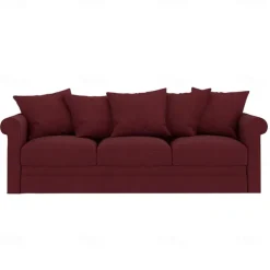 100% Cotton Slipcover 3-Seat Sofa Cover Solid Color Slipcover GRONLcover LITB PRIME cover