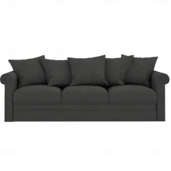 100% Cotton Slipcover 3-Seat Sofa Cover Solid Color Slipcover GRONLcover LITB PRIME cover