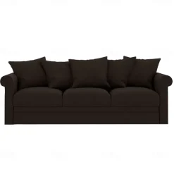 100% Cotton Slipcover 3-Seat Sofa Cover Solid Color Slipcover GRONLcover LITB PRIME cover