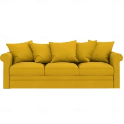 100% Cotton Slipcover 3-Seat Sofa Cover Solid Color Slipcover GRONLcover LITB PRIME cover