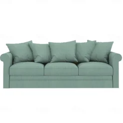 100% Cotton Slipcover 3-Seat Sofa Cover Solid Color Slipcover GRONLcover LITB PRIME cover