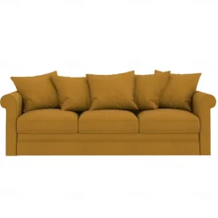 100% Cotton Slipcover 3-Seat Sofa Cover Solid Color Slipcover GRONLcover LITB PRIME cover