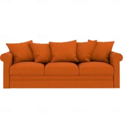 100% Cotton Slipcover 3-Seat Sofa Cover Solid Color Slipcover GRONLcover LITB PRIME cover