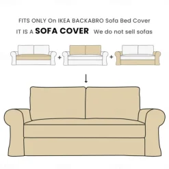 100% Cotton Sofa Bed Cover Solid Color Quilted Cotton Slipcovers BACKcover LITB PRIME cover