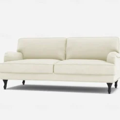 100% Cotton Sofa Cover 3 Seater Solid Color Quilted Cotton Slipcovers STOCKcover LITB PRIME cover