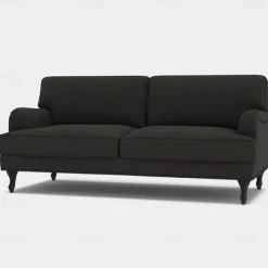 100% Cotton Sofa Cover 3 Seater Solid Color Quilted Cotton Slipcovers STOCKcover LITB PRIME cover