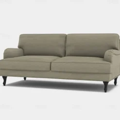 100% Cotton Sofa Cover 3 Seater Solid Color Quilted Cotton Slipcovers STOCKcover LITB PRIME cover