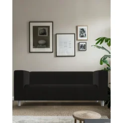 100% Cotton Sofa Cover Burgundy Solid Color Quilted Slipcovers KLIPPcover LITB PRIME cover