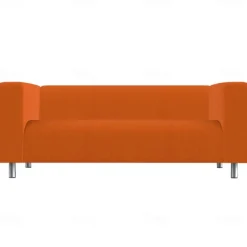 100% Cotton Sofa Cover Burgundy Solid Color Quilted Slipcovers KLIPPcover LITB PRIME cover