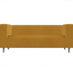 100% Cotton Sofa Cover Burgundy Solid Color Quilted Slipcovers KLIPPcover LITB PRIME cover