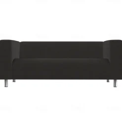 100% Cotton Sofa Cover Burgundy Solid Color Quilted Slipcovers KLIPPcover LITB PRIME cover